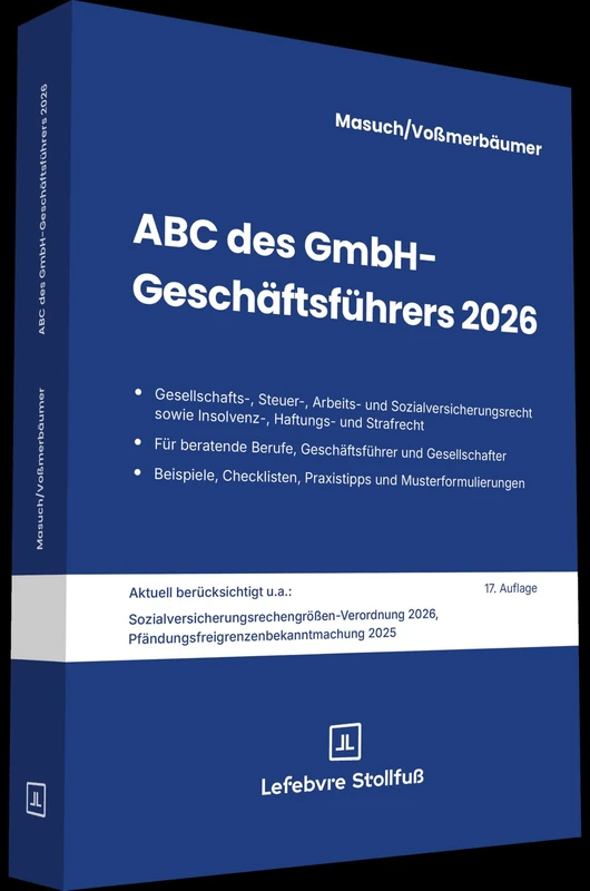 ABC des GmbH-Geschäftsführers 2026: 17. Auflage