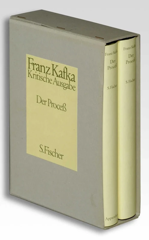 Der Proceß ( Prozess). Kritische Ausgabe: Textband / Apparatband. Schriften, Tagebücher, Briefe