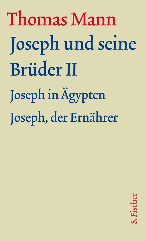 FISCHERVERLAGE Joseph und seine Bruder II: Text Book