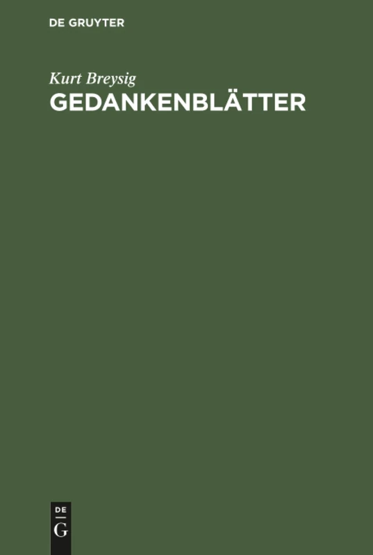 Gedankenblätter