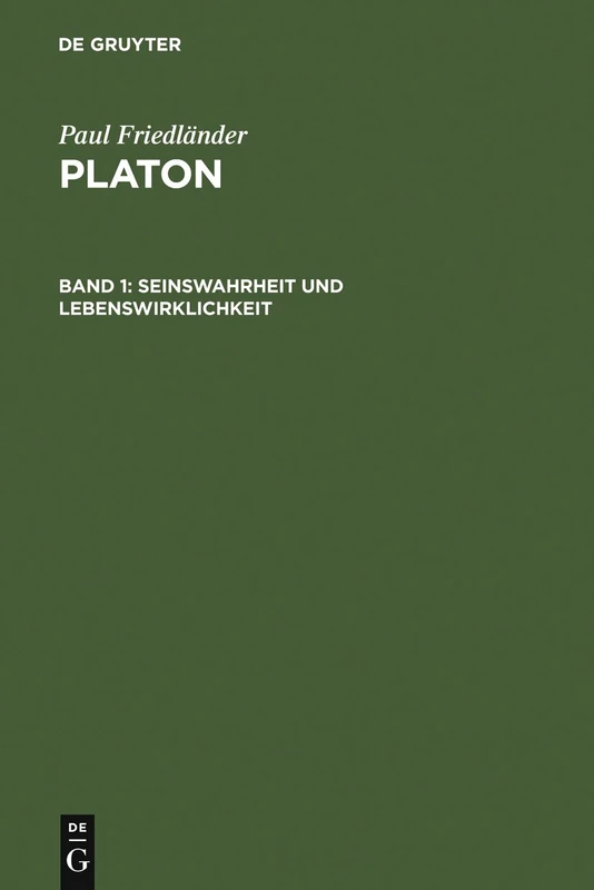 De Gruyter - Seinswahrheit und Lebenswirklichkeit Book