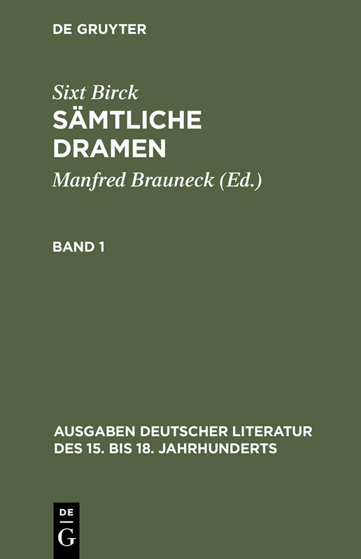 Ezechas. Zorabel. Joseph. Beel: Samtliche Dramen. Band 1: 12 (Ausgaben Deutscher Literatur Des 15. Bis 18. Jahrhunderts)