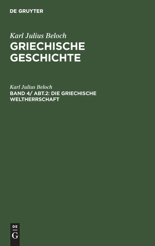 Die griechische Weltherrschaft