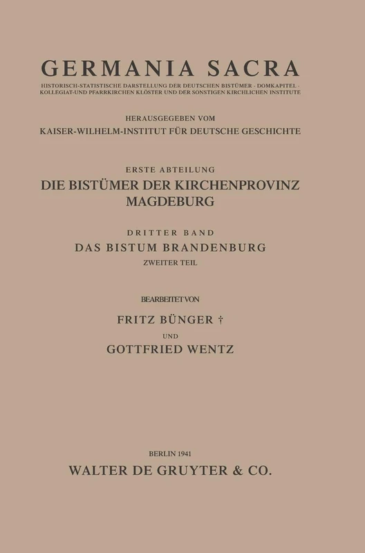 Das Bistum Brandenburg. Teil 2