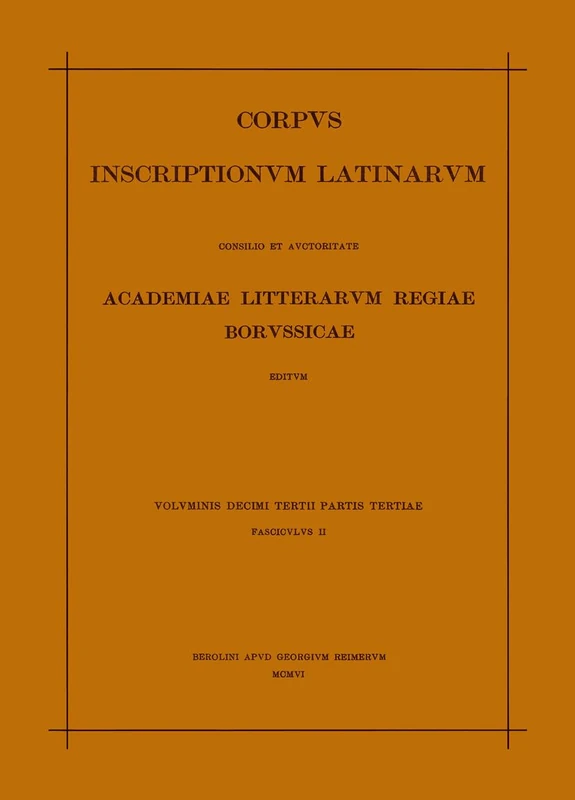 Instrumentum Domesticum II: Instrumentum Domesticum II. Ed. O. Bohn. Insunt Signacula Medicorum Oculariorum. Ed. Aem. Espérandieu.