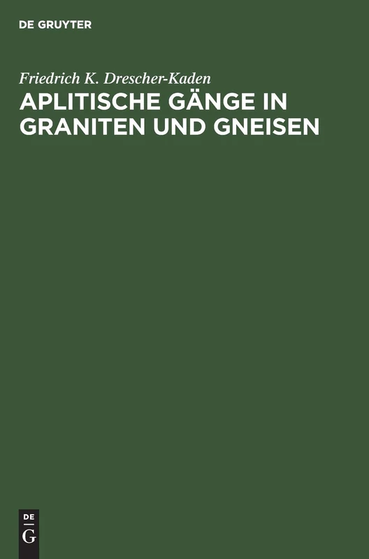 Aplitische Gänge in Graniten und Gneisen - Image 1