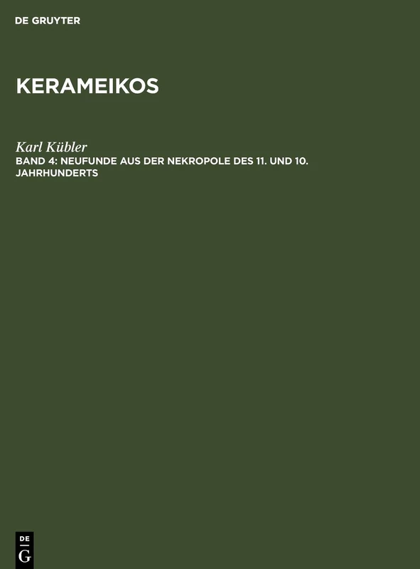 Neufunde aus der Nekropole des 11. und 10. Jahrhunderts
