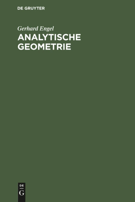 Analytische Geometrie