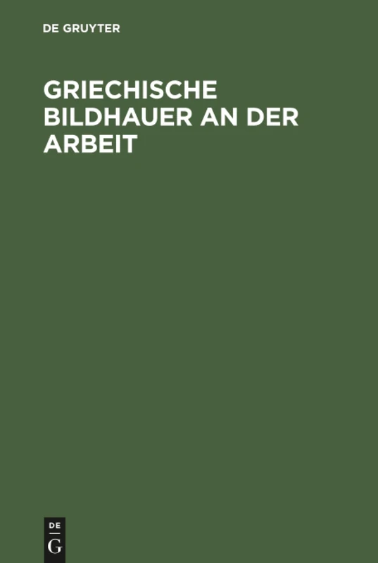 Griechische Bildhauer an der Arbeit - Image 1