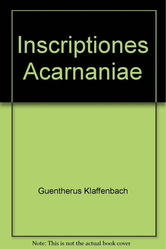 Inscriptiones Acarnaniae