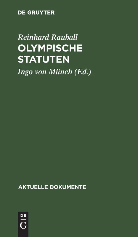 Olympische Statuten (Aktuelle Dokumente)