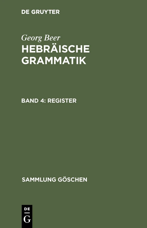 Register: 4765 (Sammlung goschen, 4765)