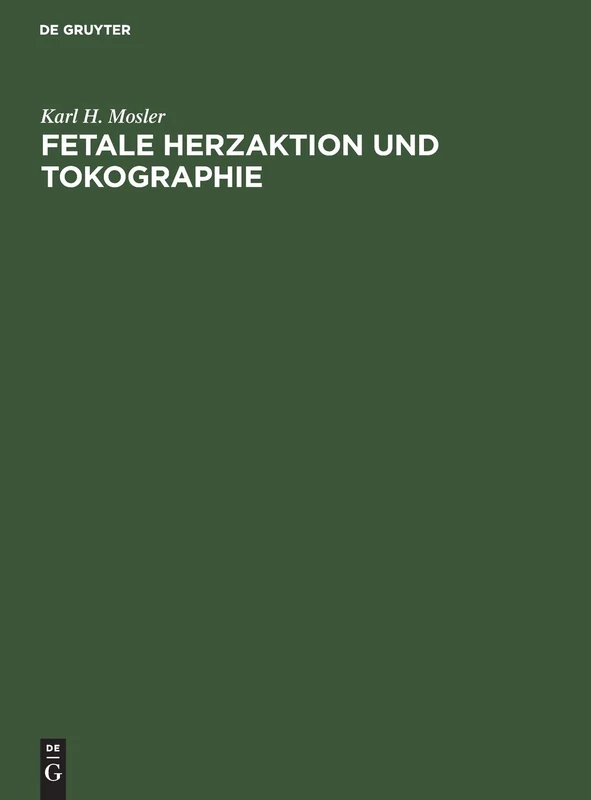 Fetale Herzaktion und Tokographie: Ultrasonographie - Atlas Für Die Geburtshilfe