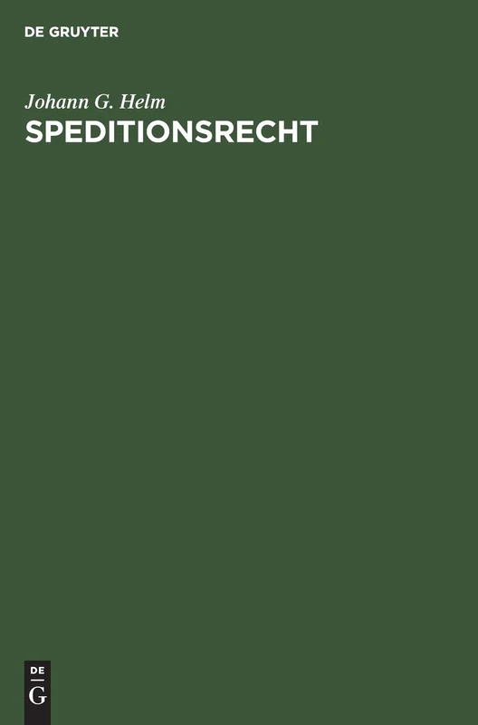 Speditionsrecht