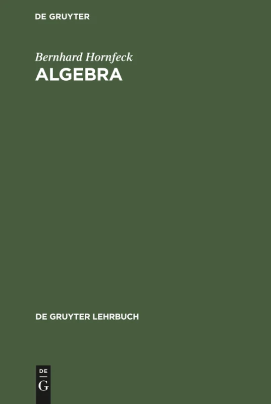 Algebra (de Gruyter Lehrbuch)