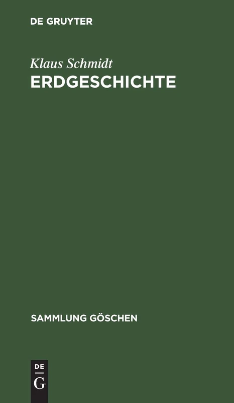 Erdgeschichte: 7021 (Sammlung Göschen)