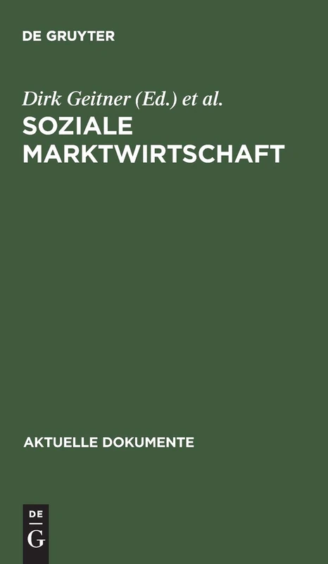Soziale Marktwirtschaft (Aktuelle Dokumente)