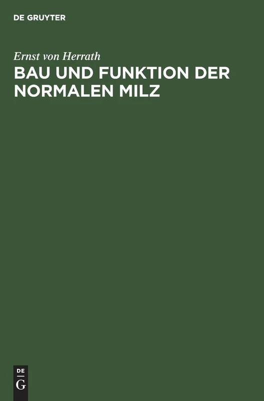 Bau und Funktion der normalen Milz - Image 1