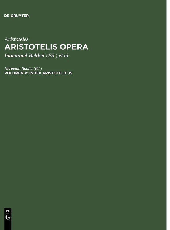 Index Aristotelicus