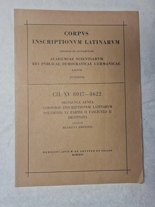 Corp Inscr Lat Vol 15 Pars 2 Fasc 2 - Image 1