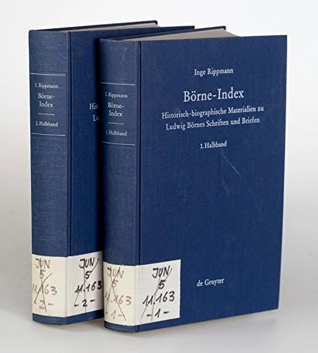 Börne - Index: Historisch-biographische Materialien zu Ludwig Börnes Schriften und Briefen. Ein Beitrag zur Geschichte und Literatur des Vormärz - Image 1