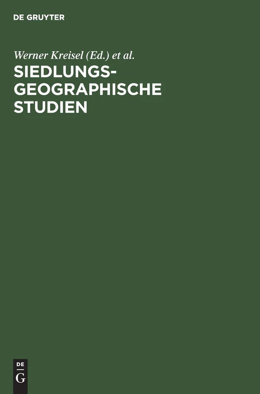 De Gruyter Siedlungsgeographische Studien Festschrift - Image 1