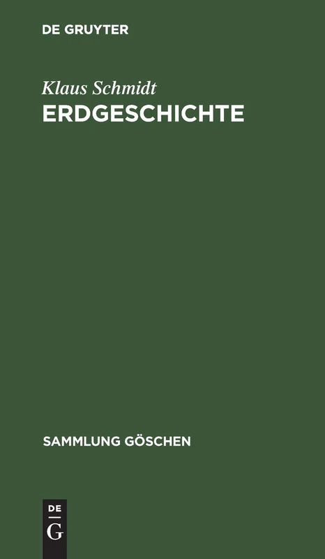 Erdgeschichte: 2616 (Sammlung Göschen)