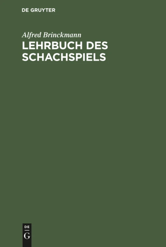 Lehrbuch des Schachspiels