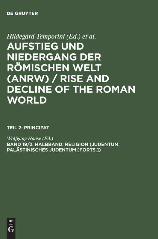 Religion (Judentum: Palastinisches Judentum [Forts.])