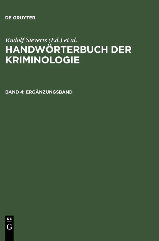 Ergänzungsband
