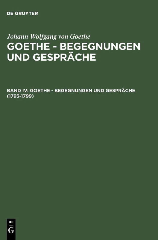 1793-1799: 4 (Goethe)
