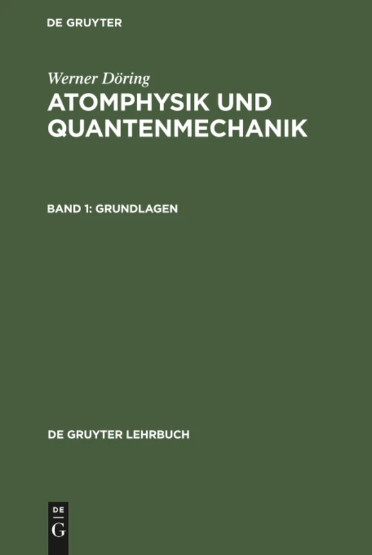 Grundlagen (de Gruyter Lehrbuch)