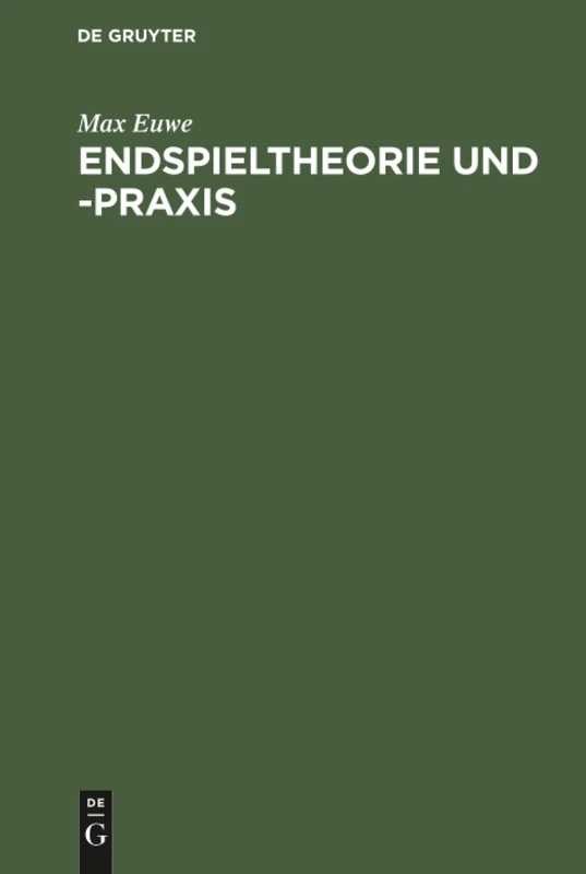 Endspieltheorie und -praxis - Image 1