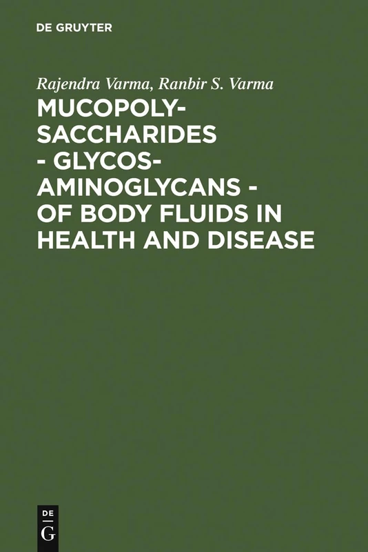 Mucopolysaccharides - Glycosaminoglycans - of body fluids in health and disease - Image 1