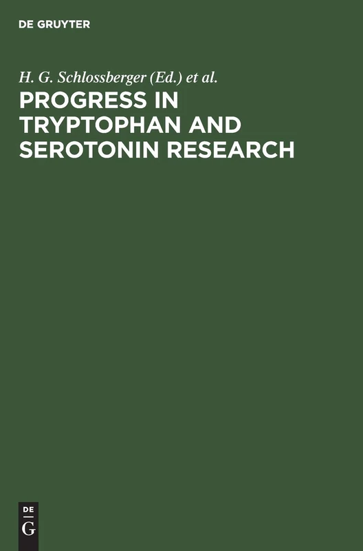 De Gruyter Progress in Tryptophan and Serotonin Research