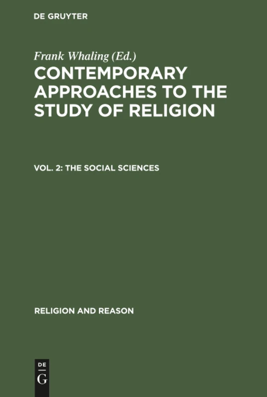 The Social Sciences: 28 (Religion and Reason, 28)