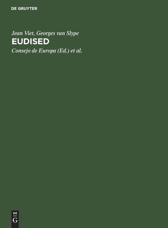 Eudised: Thesauro Multilingue Para El Tratamiento de la Información En Materia de Educación