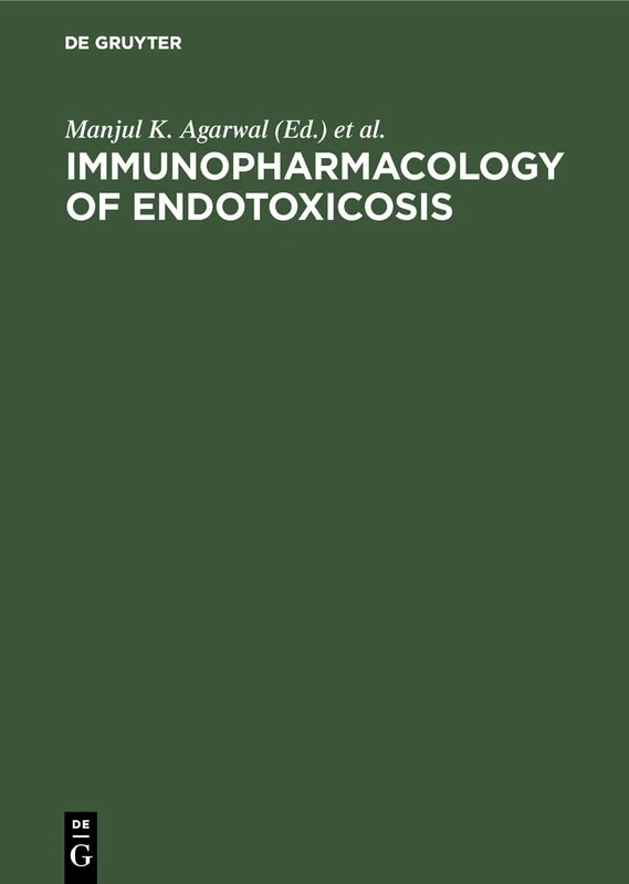 Immunopharmacology of endotoxicosis: Proceedings of the 5th International Congress of Immunology satellite workshop, Kyoto, Japan, August 27, 1983