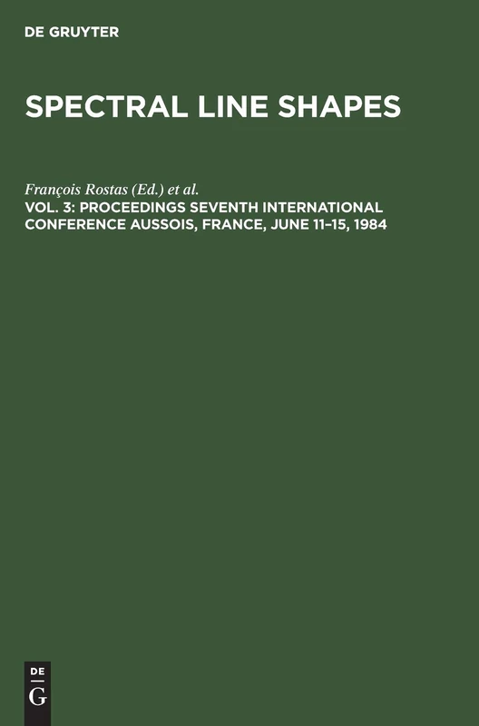 Proceedings Seventh International Conference Aussois, France, June 11–15, 1984: Proceedings 7th International Conference, June 11-15, 1984, Aussois, France: 003