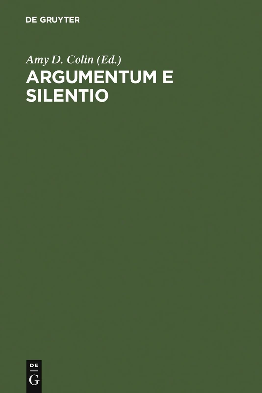 Argumentum E Silentio: International Paul Celan Symposium/Internationales Paul Celan-Symposium - Image 1