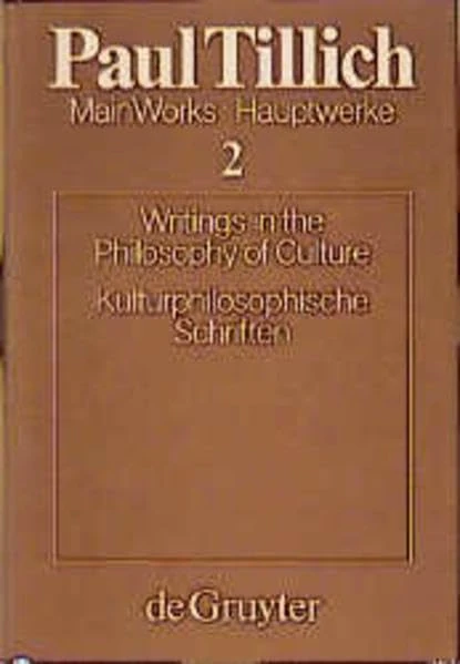 Main Works: Writings in the Philosophy of Culture v. 2 - Image 1