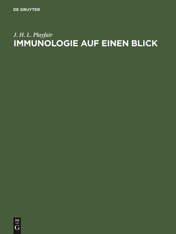 Immunologie auf einen Blick: Grundbegriffe Für Den Mediziner