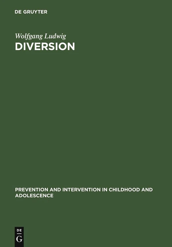 Diversion: Strafe Im Neuen Gewand: 4 (PRävention Und Intervention Im Kindes- Und Jugendalter) - Image 1