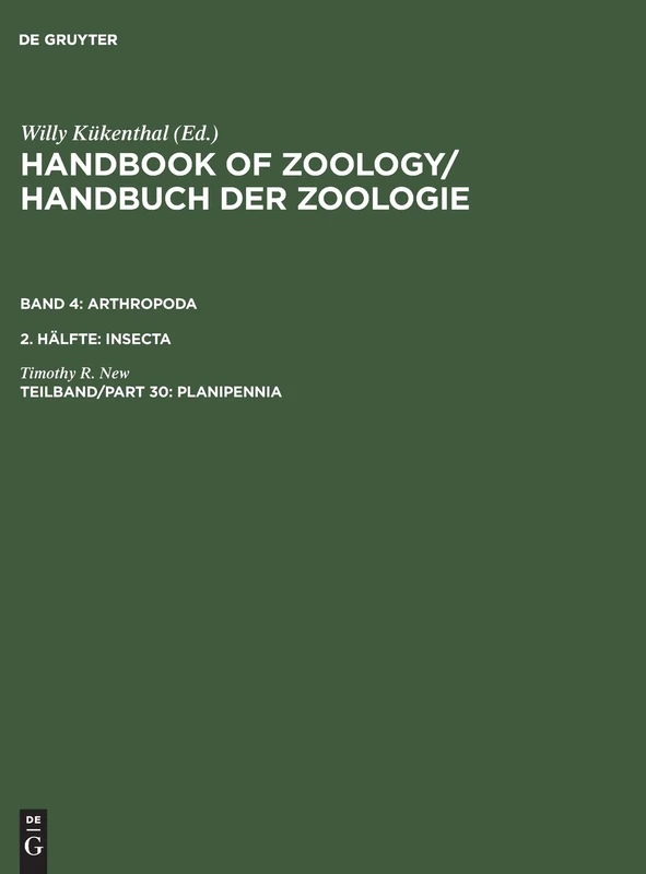 Planipennia: Lacewings: 4 (Handbuch Der Zoologie)