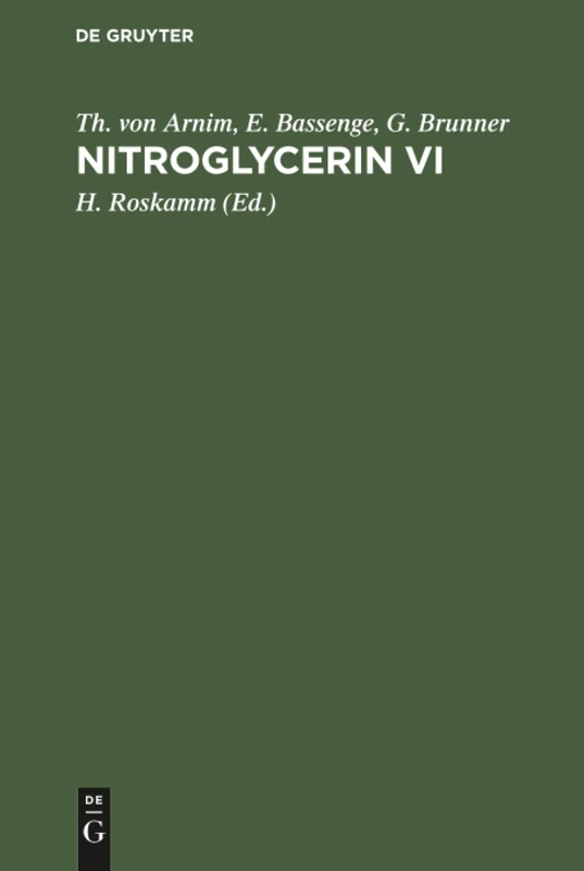 Nitroglycerin VI: Instabile Angina Pectoris Und Extrakardiale Indikationen