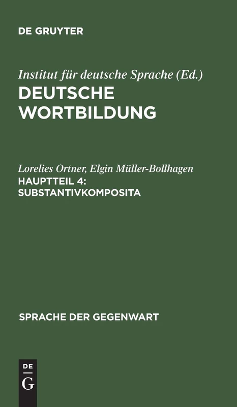 De Gruyter Substantivkomposita - German Language Study Book