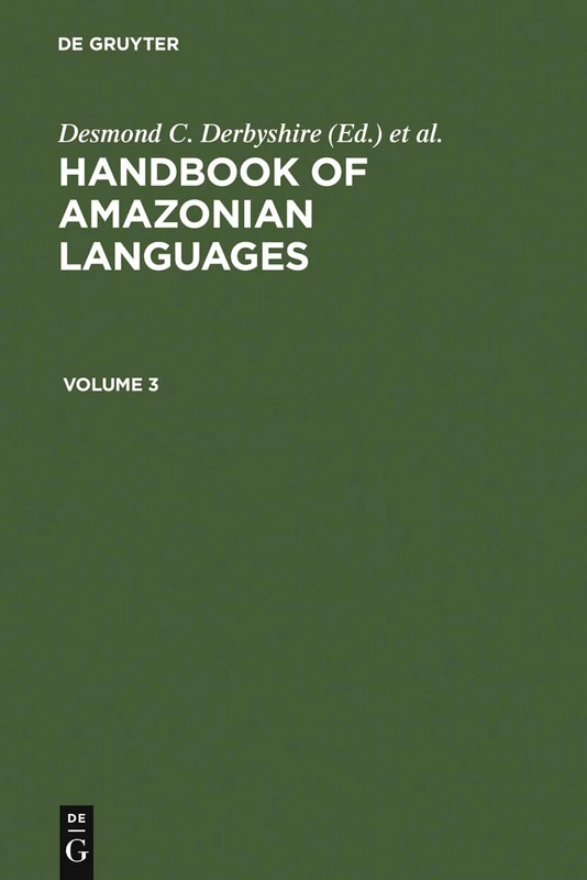 HANDBOOK AMAZONIAN LANGUAGES: 3