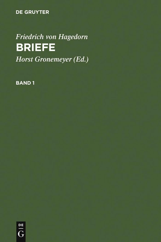 Briefe: Bd. 1: Text. Bd. 2: Apparat/Kommmentar: 1-2