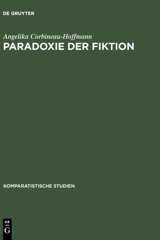 De Gruyter Paradoxie der Fiktion: Literarische Venedig-bilder - Image 1
