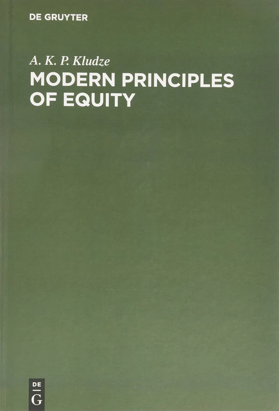Modern Principles of Equity - Reference to Ghana - De Gruyter - Image 1